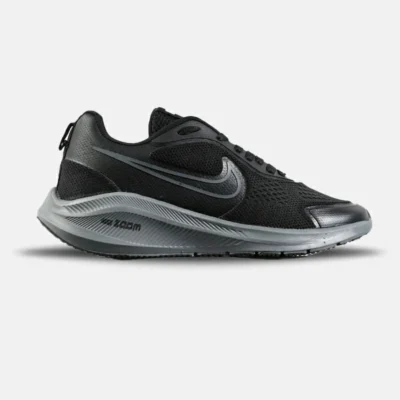کفش کتانی مردانه و زنانه مشکی طوسی نایک NIKE PEGASUS V10 مدل 7143