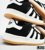 کفش کتانی مردانه مشکی سفید ADIDAS Campus مدل 4440 - Image 8