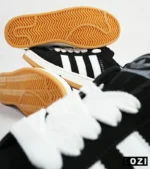 کفش کتانی مردانه مشکی سفید ADIDAS Campus مدل 4440 - Image 13