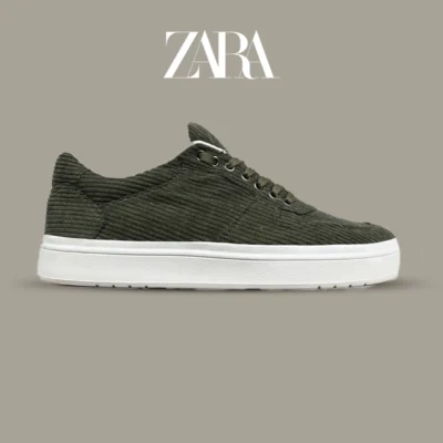 کفش کتانی کژوال مردانه سبز ZARA مدل 6775