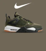 کتانی ساقدار زنانه و مردانه سبز Nike air jordan 4 مدل 7305