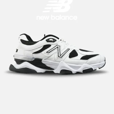 کفش کتانی مردانه و زنانه سفید مشکی NEW BALANCE 9060 مدل 2154