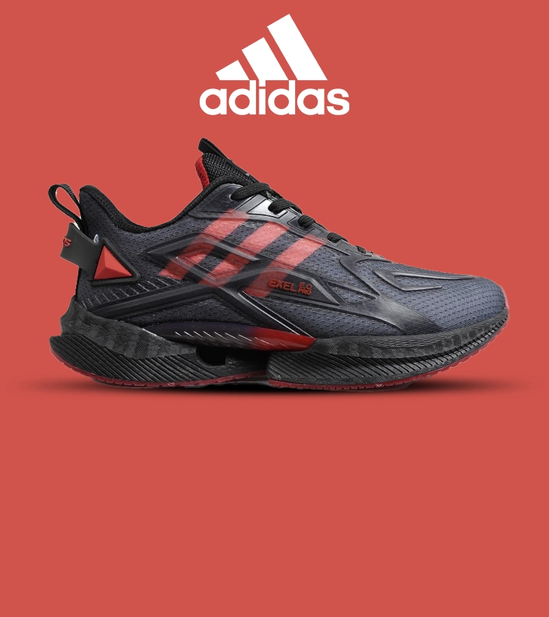 frrh5 کفش کتانی مردانه و زنانه مشکی قرمز Adidas SUPERNOVA 3 مدل 6434 - Image 1