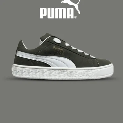 کفش کتانی ورزشی سبز مردانه و زنانه PUMA suede XL مدل 6933