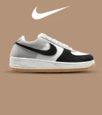 کفش مردانه و زنانه طوسی مشکی سفید NIKE AIR FORCE مدل 5345