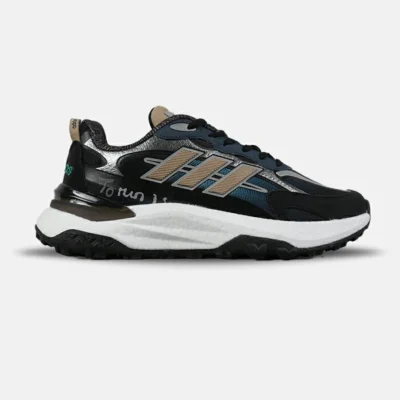 کفش کتانی مردانه و زنانه مشکی سرمه ای Adidas More Than Speed مدل 7553