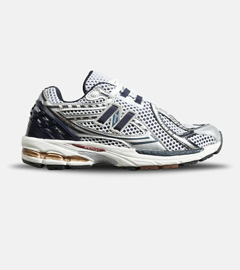DSC07042 کفش کتانی مردانه و زنانه سفید سرمه ای NEW BALANCE 1064 مدل 8150 - Image 1