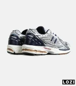 کفش کتانی مردانه و زنانه سفید سرمه ای NEW BALANCE 1064 مدل 8150 - Image 4
