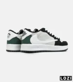 کفش کتانی مردانه و زنانه سفید مشکی سبز NIKE travis scott مدل 8320 - Image 3