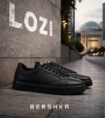 کفش کتانی کژوال بزرگ پا مشکی BERSHKA مدل 8346 - Image 2