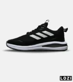 کفش کتانی مردانه و زنانه مشکی سفید ADIDAS BONCE مدل 8475 - Image 3