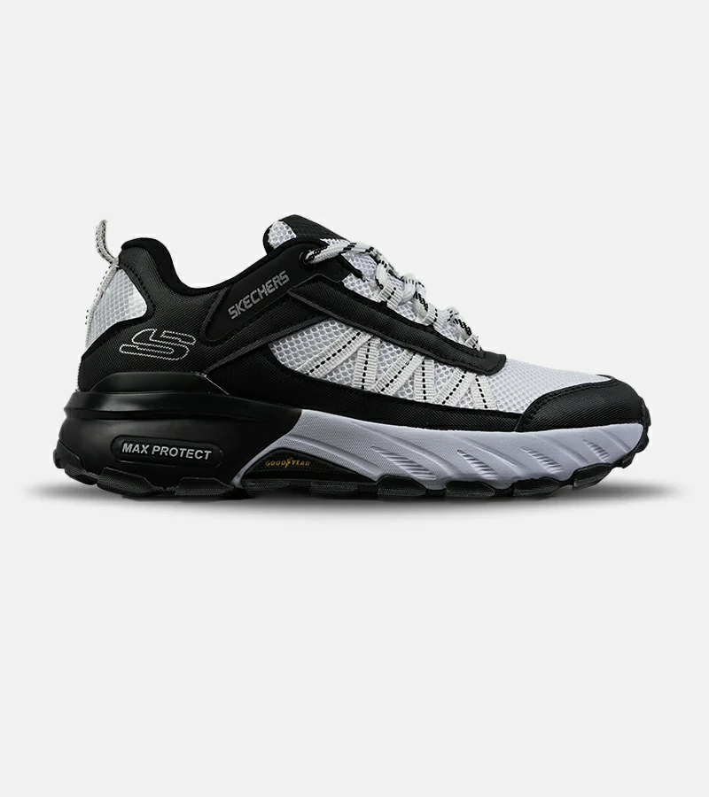 DSC09443 کفش کتانی طبی ورزشی سفید مشکی SKECHERS max protect مدل 8557 - Image 1