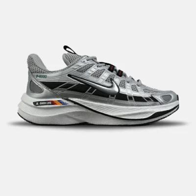 کفش کتانی مردانه و زنانه طوسی نایک NIKE P-6000 مدل 8581