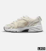 کفش کتانی مردانه و زنانه کرم سفید NEW BALANCE 530 مدل 8535 - تصویر 2