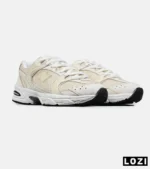 کفش کتانی مردانه و زنانه کرم سفید NEW BALANCE 530 مدل 8535 - تصویر 4