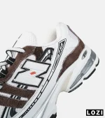 کفش کتانی مردانه و زنانه سفید قهوه ای NEW BALANCE 758 مدل 9025 - تصویر 6