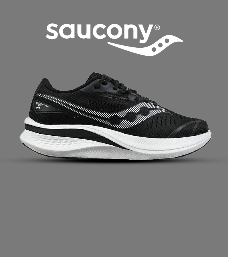 ryrty کفش کتانی مشکی Saucony Ride Review v.2 مدل 8787 - تصویر 1