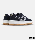کفش نایک ایر فورس سرمه‌ای طوسی مردانه و زنانه | مدل 8829 | کتانی اسپرت Nike Air Force - Image 3