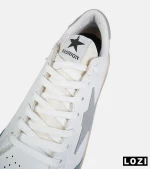 کتانی کژوال گلدن گوس سفید طوسی مردانه و زنانه | مدل 9142 | کفش اسپرت Golden Goose - Image 6
