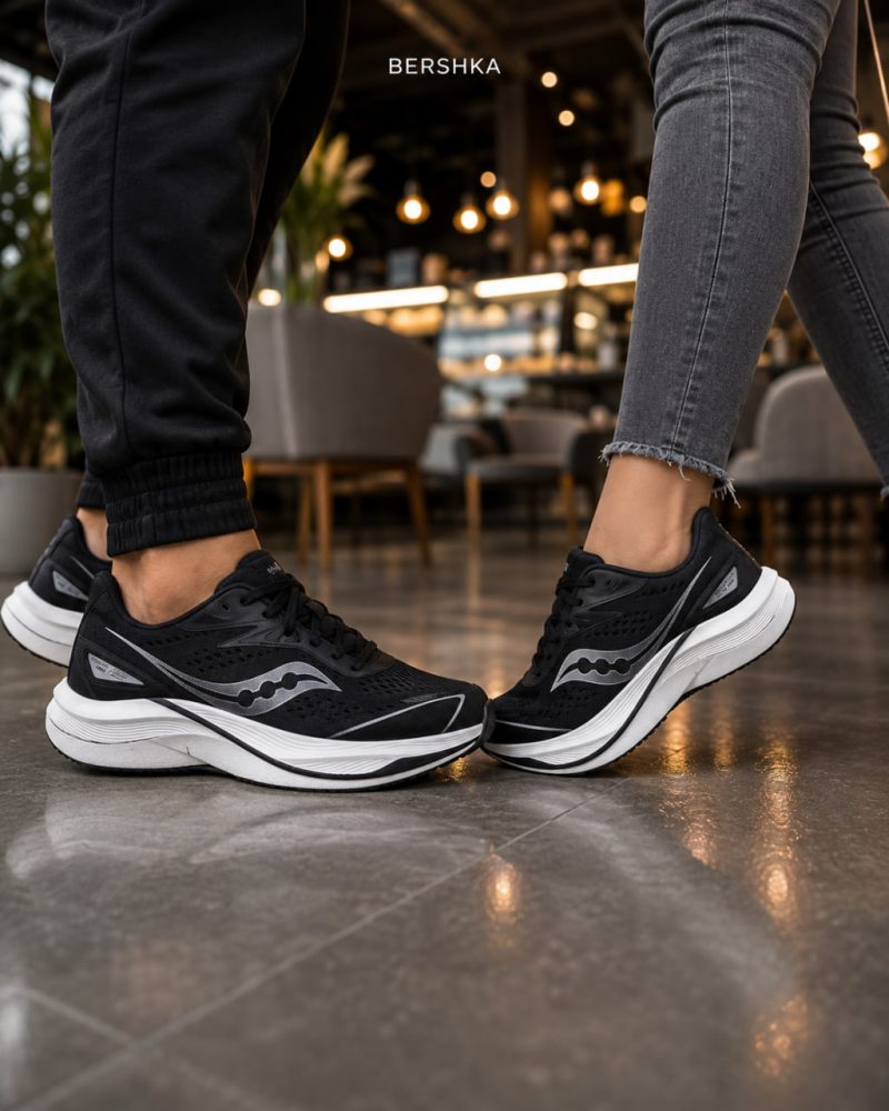 کتانی ساکونی مشکی مردانه و زنانه | مدل 9159 | کفش اسپرت Saucony - Image 2